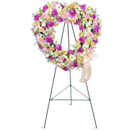 Open Heart Wreath