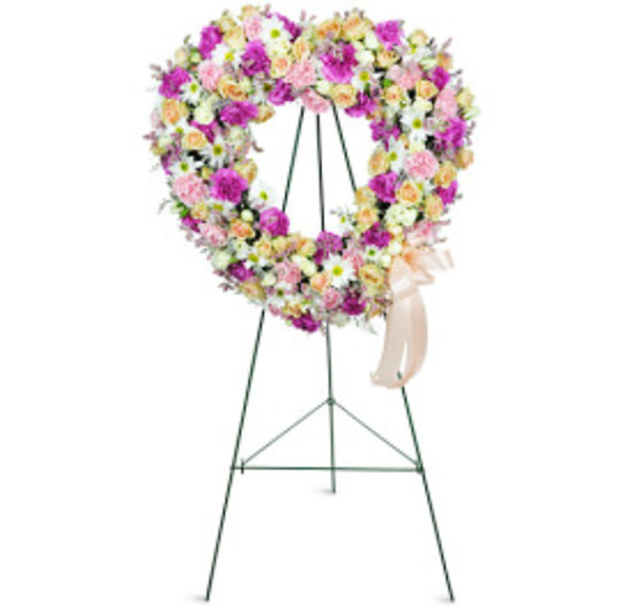 Open Heart Wreath